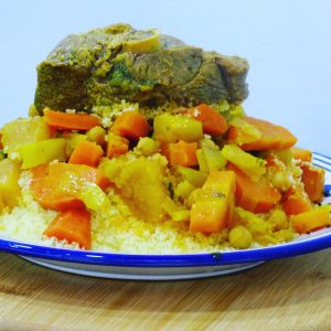 Couscous traditionnel aux légumes de saison et bœuf