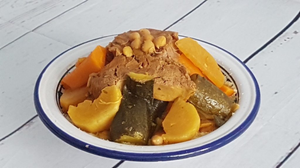 couscous de veau le traiteur de la bourse restaurant marocain Paris