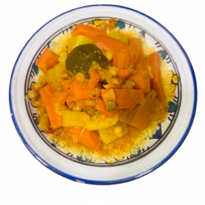 Couscous traditionnel végétarien aux légumes de saison